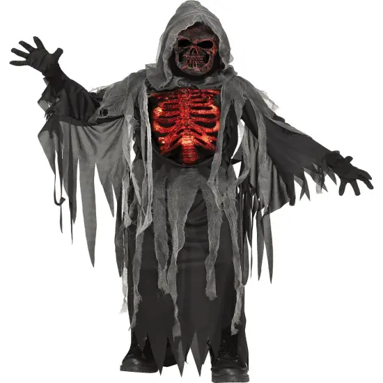 Horror Spirit Smoldering Reaper Boy's Costume {1}
