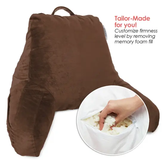 Nestl Reading Pillow Chocolate Brown {3}