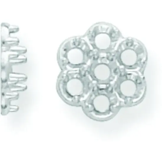 14K White Gold Cluster Setting 1.3mm (x7) {1}