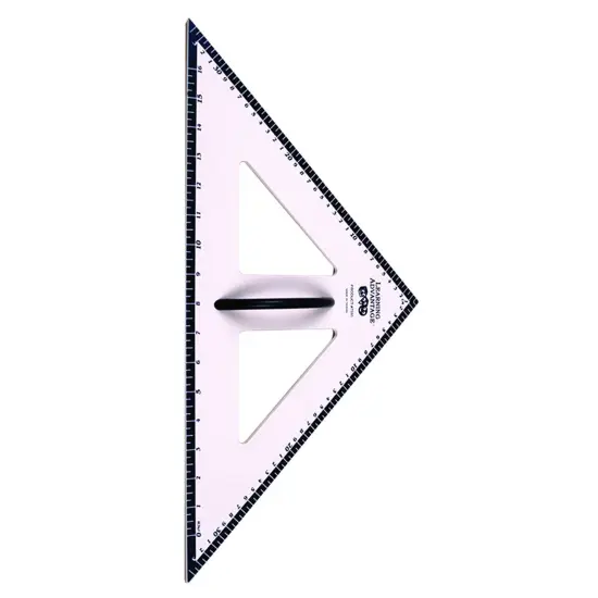 Dry Erase Magnetic Triangle - 45/45/90 Degrees, Pack of 2 {3}