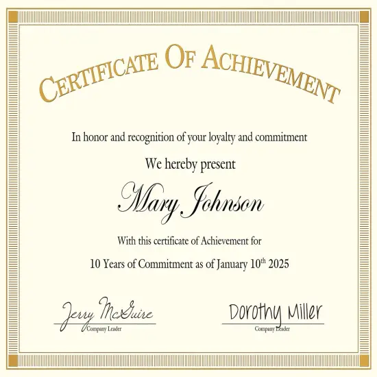 Great Papers! Certificate with Gold Foil, Certificate of Achievement, 8.5" x 11", Printer Compatible, 15 sheets {3}