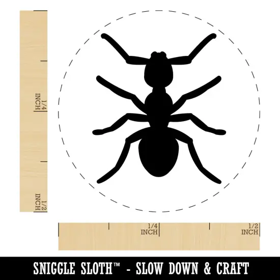 Ant Bug Self-Inking Rubber Stamp for Stamping Crafting Planners Purple {1}