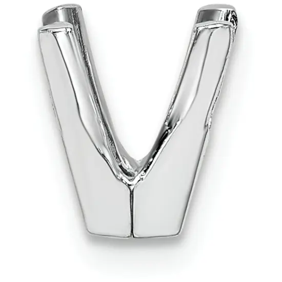 14K White Gold 4 Prong Round "V" Tapered Setting 6.5mm {1}