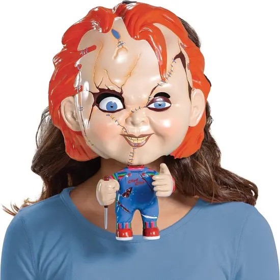 Childs Play Chucky Child Costume Move-A-Mask | One Size {4}