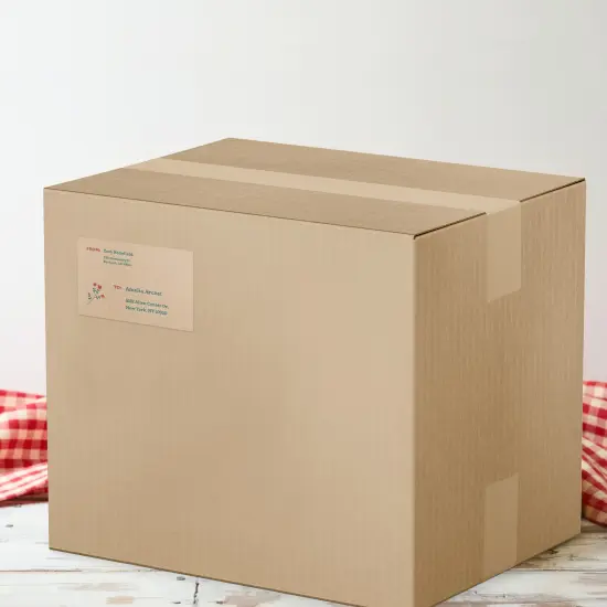 Avery Kraft Brown Rectangle Labels with Sure Feed Technology, 2" x 4", Laser/Inkjet Printable Labels, 250 Total (5784) {2}