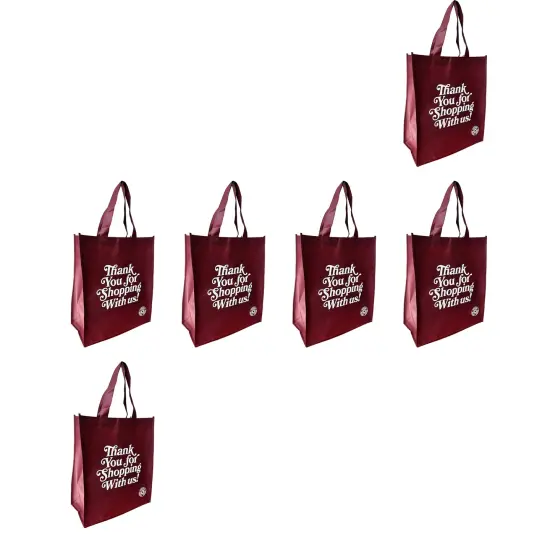 Non-Woven Tote Bags - Eco-Friendly, Stylish, and Trendy Design | Raheev&reg; Maroon {1}