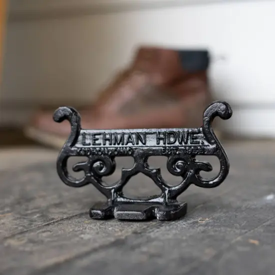 Lehman's Cast Aluminum Boot Scraper, Vintage Style Scroll Design to Place Outside your Door, Clean your Boots {4}
