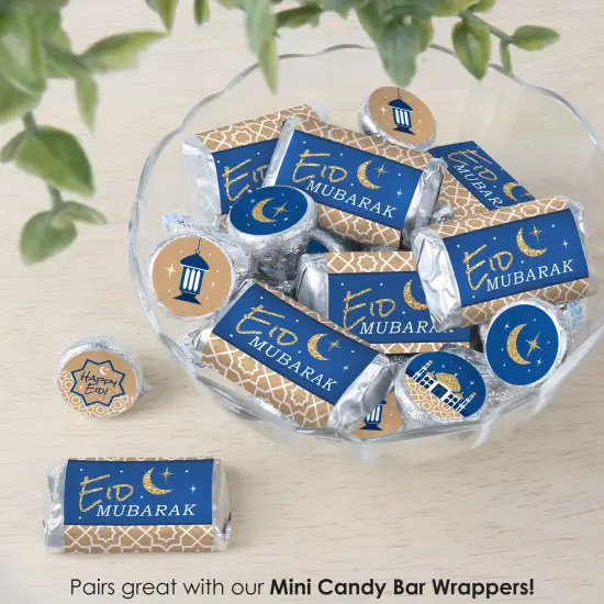 Big Dot of Happiness Eid Mubarak - Happy Eid Party Small Round Candy Stickers - Ramadan Party Favor Labels - 324 Count {7}