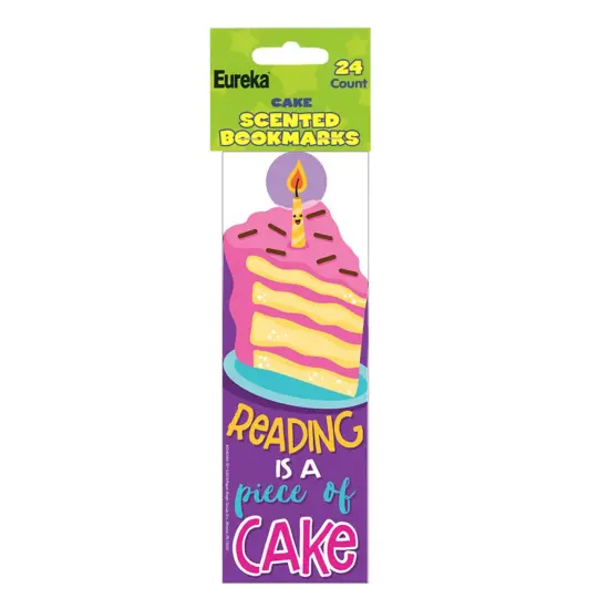 Cake Scented Bookmarks, 24 Per Pack, 3 Packs {3}