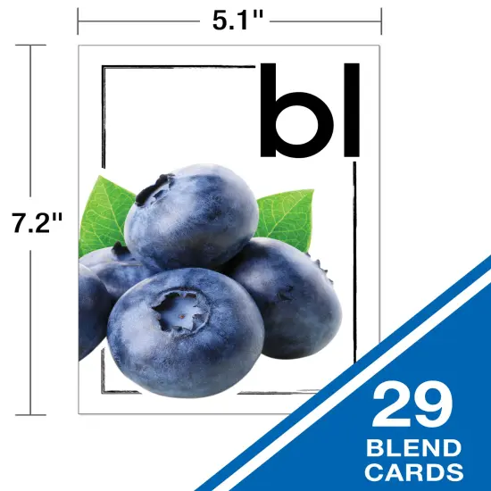 Carson Dellosa Blends and Digraphs Bulletin Board Set&mdash;Blend Cards, Digraph Cards, and Header for Bulletin Boards and Grammar Learning, Homeschool or Classroom D&eacute;cor (35 pc) {3}