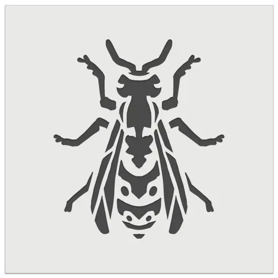 Hornet Wasp Yellow Jacket Winged Insect Bug Wall Cookie DIY Craft Reusable Stencil {7}
