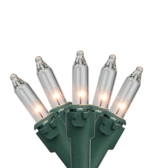 Northlight Mini Net Style Christmas Lights - 4' x 6' - Clear - Green Wire {3}