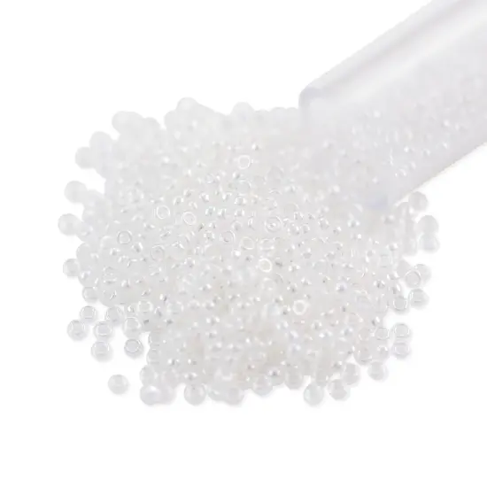 Miyuki Round Rocaille Seed Bead 15/0 Ceylon White {1}