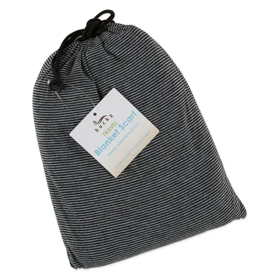 DII Gray & White Buffalo Check Ceramic Canister (Set of 3) {2}