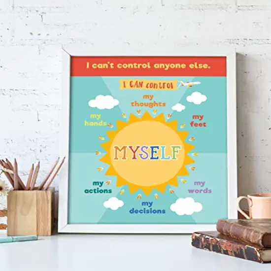 Calming Strategies Bulletin Board Set—Calming Strategies and Mood Charts for Social Emotional Learning, Homeschool or Classroom Decor (7 pc) {4}