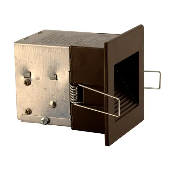 NICOR LED Square Accent Pathway Steplight, Oil-Rubbed Bronze Soft White {3}