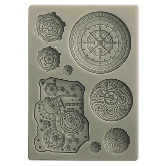 Stamperia Silicone Mould A6-Around The World Mechanisms {1}