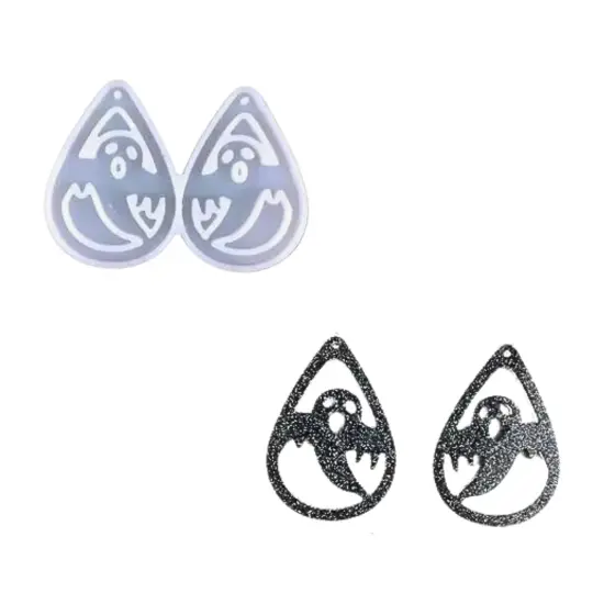 Haunted Halloween Dangle Earring Mold Bundle for UV Resin and Epoxy Resin {3}