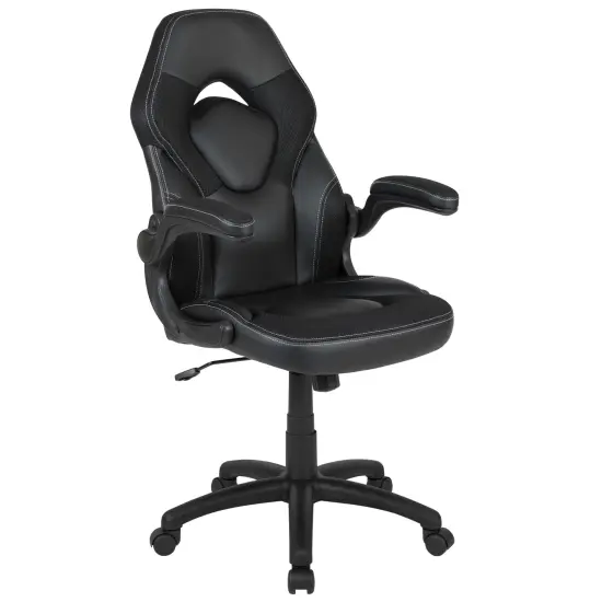 Emma and Oliver Z100 Gaming Chair Racing Office Ergonomic Computer PC Adjustable Swivel Chair Black {1}
