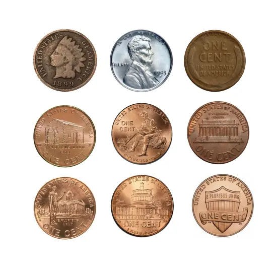 Three Centuries of U.S. Pennies & Nickels {3}