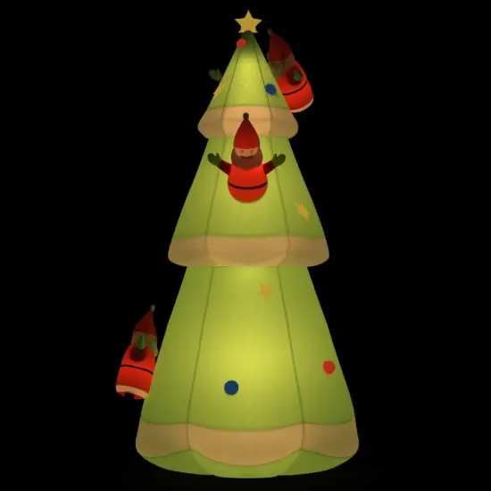 Inflatable Christmas Tree with LEDs 196.9" {2}