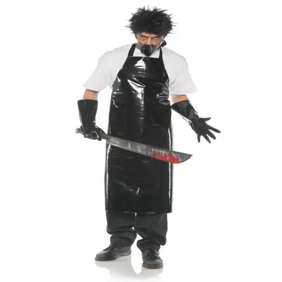 Men's Horror Mass murderer Serial Killer Butcher Costume {1}