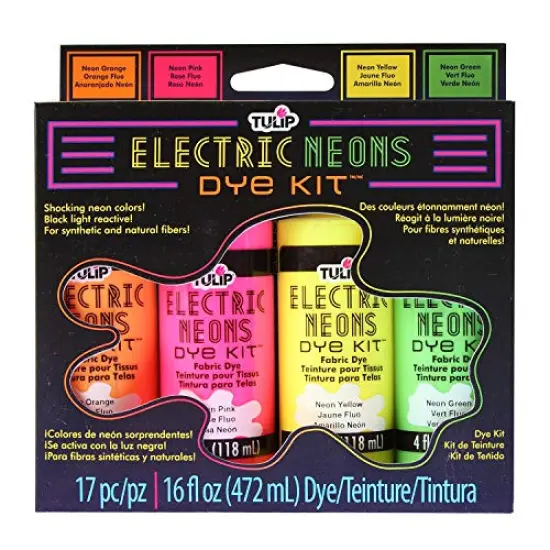 Fabric 32714 Fdy Multi Fl Neons Dye Kit, As Detailed {2}