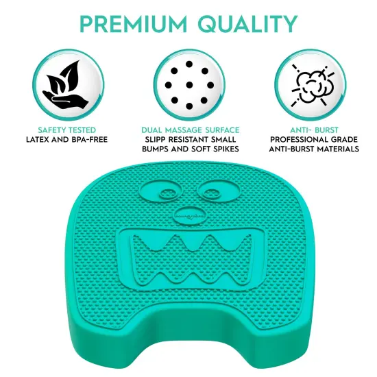 Wiggle Seat Sensory Cushion, Mint Monster {3}
