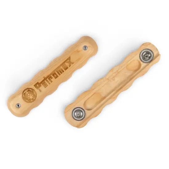 Petromax Easy Mount Wooden Handle for Petromax Wrought Iron Skillet Pan, Secure Ergonomic Heat Resistant Handle Cover {4}