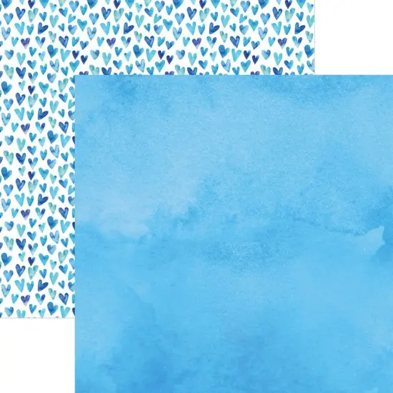 Blue Colorways Pattern 12 x 12 Scrapbook Paper Set {4}
