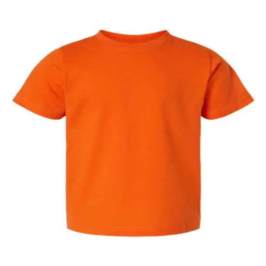 Rabbit Skins&reg; Toddler Fine Jersey Crewneck Short Sleeve Tee - 3321 Orange {1}