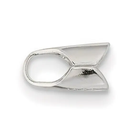 Sterling Silver Round End Endcaps - Pack of 6 {2}