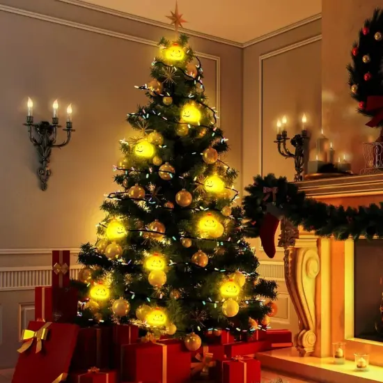 2 Set 59INch Halloween LED Lantern String Light 10 LED Pumpkin Light Party Decor {3}