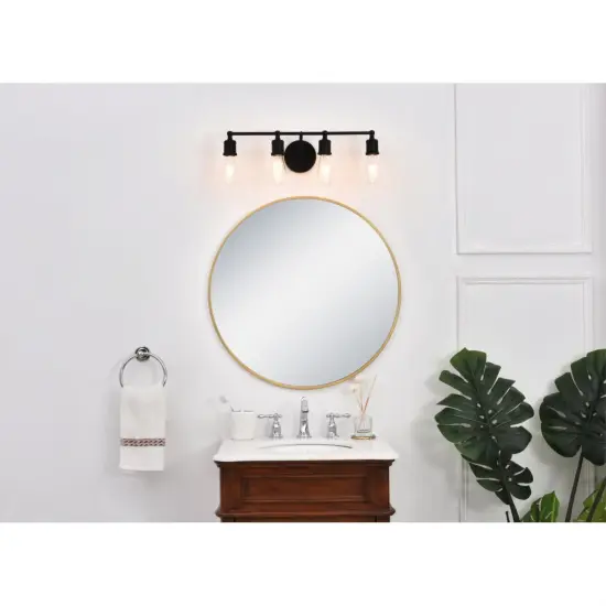Serif 4 light black Wall Sconce {2}