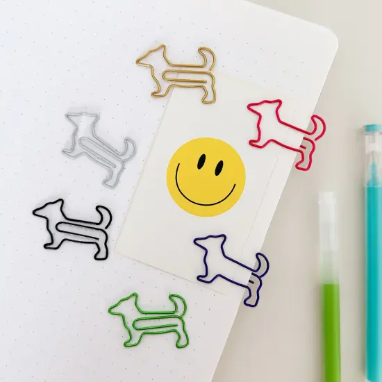 Wrapables Paper Clips Bookmarks for Office Home School (Set of 50) Dogs {6}