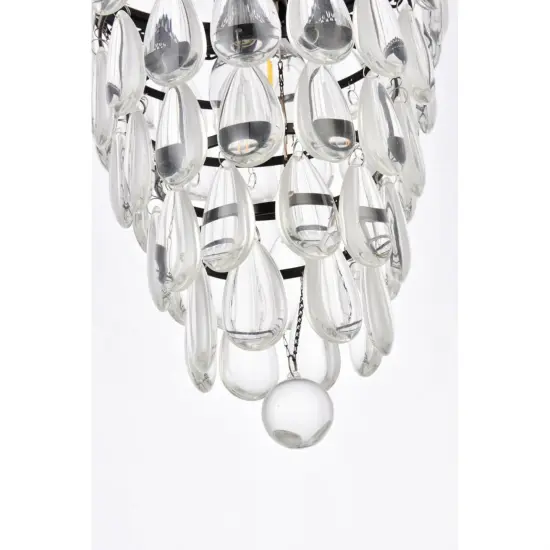 Reese 9 inch pendant in black {4}