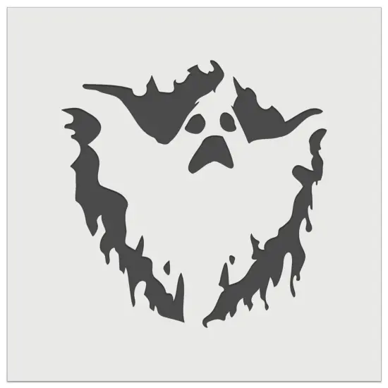 Spooky Ghost Creepy Halloween Spirit Wall Cookie DIY Craft Reusable Stencil {2}