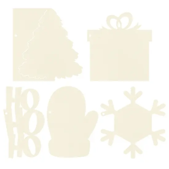 P13 Light Chipboard Album Base 6"X6"-Mix and Match, Santa's Workshop {4}