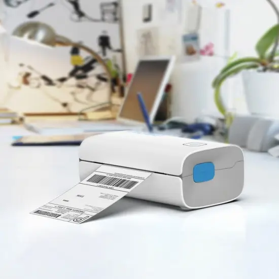 Jiose 4x6 Shipping Label Printer High-Speed High-Quality Printing for Seamless Package Addressing White {6}