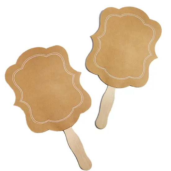 Kraft Hand Fan (Set of 20) {1}
