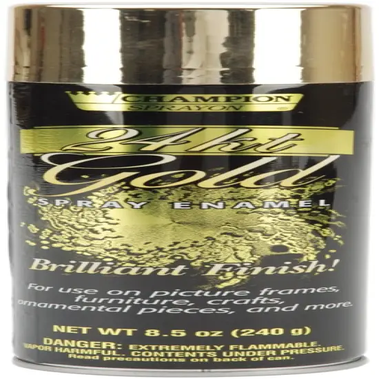 Chase Brilliant Finish Spray Enamel 8.5oz-24 Kt. Gold {1}