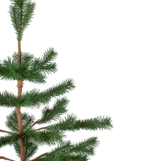 Northlight Real Touch&trade;️ Ponderosa Pine Medium Artificial Christmas Tree with Jute Base &ndash; Unlit - 3' Green {4}