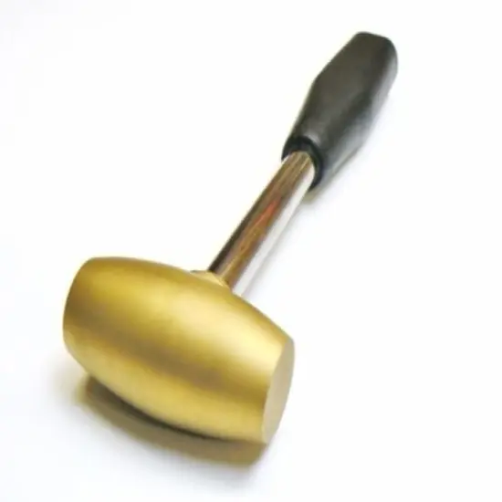 1 LB BRASS MALLET METALSMITH SILVERSMITH JEWELRY CRAFTS METAL WORK BRASS HAMMER {1}