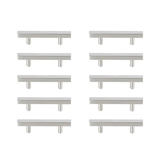 Dior 3" Center to Center Brushed Nickel Bar Pull Multipack (set of 10) {1}