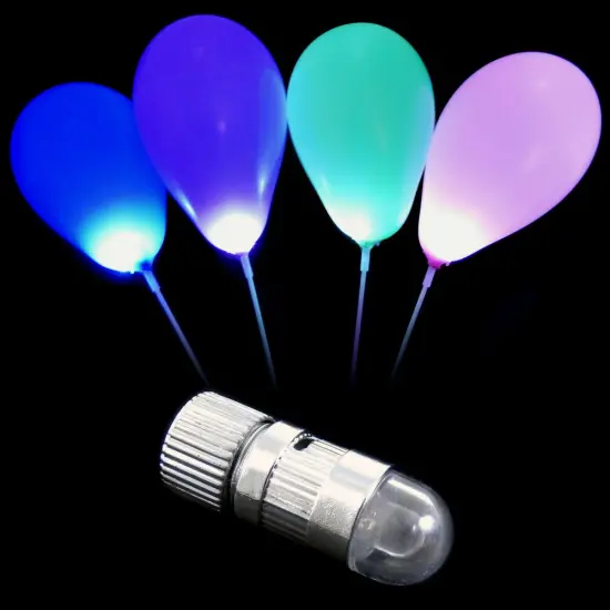 Balloon Light 1 1/8 inches tall by 1/2-inch-wide | LED Light Up Your Celebrations Balloon Brilliance Boutique | RAHEEV&reg; {2}