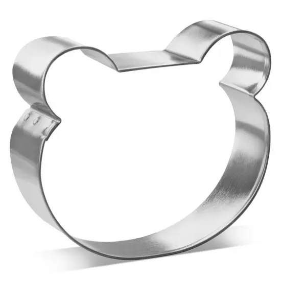 Bear Frog Face or Letter D Cookie Cutter 3.25 in, CookieCutter.com, Tin Plated Steel, Handmade in the USA {1}