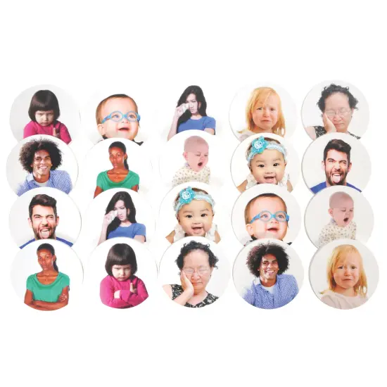 Kaplan Early Learning Company Emotion Tiles - 20 Pieces {1}