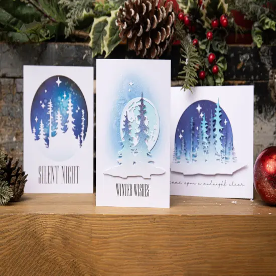 Sizzix Thinlits Dies By Tim Holtz 3/Pkg-Forest Shadows {4}