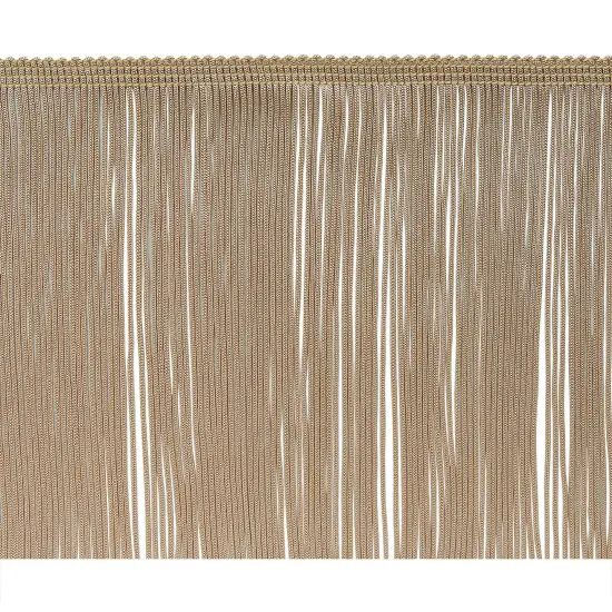 5 Yards of 4" Chainette Fringe Trim | 5 yard cut Beige {1}