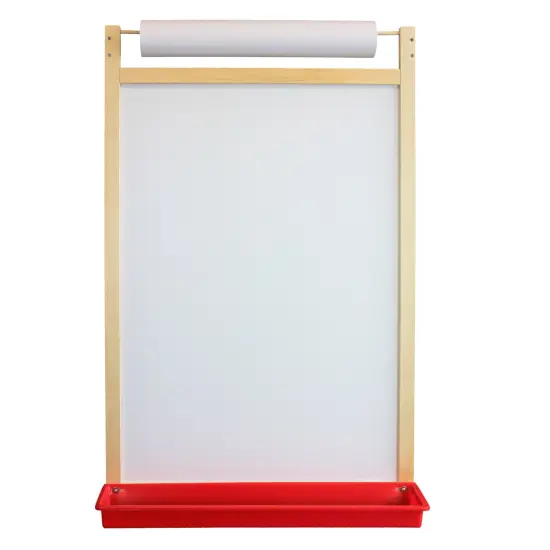 Magnetic Dry Erase Wall Easel with Paper Roll {1}